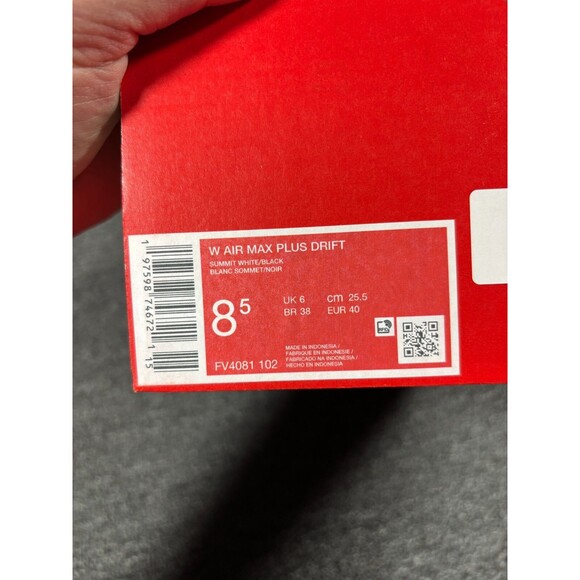 Nike Air Max Plus Drift Black White Panda Running Sneakers FV4081-102 Womens 8.5 - Picture 11 of 12